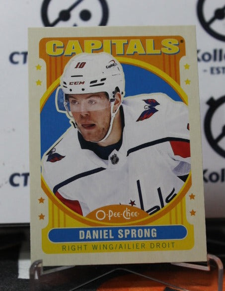 2021-22 O-PEE-CHEE DANIEL SPRONG # 324 RETRO WASHINGTON CAPITALS NHL HOCKEY CARD