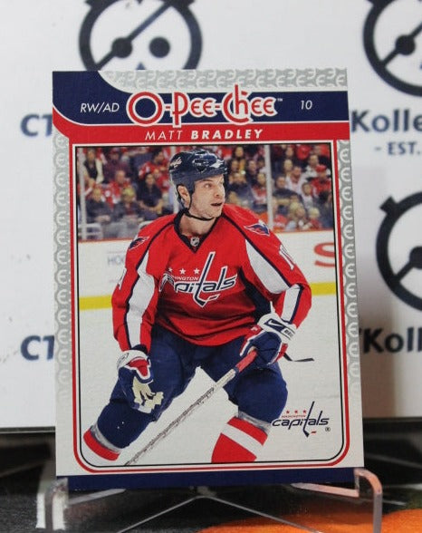 2009-10  O-PEE-CHEE MATT BRADLEY # 133 WASHINGTON CAPITALS NHL HOCKEY CARD