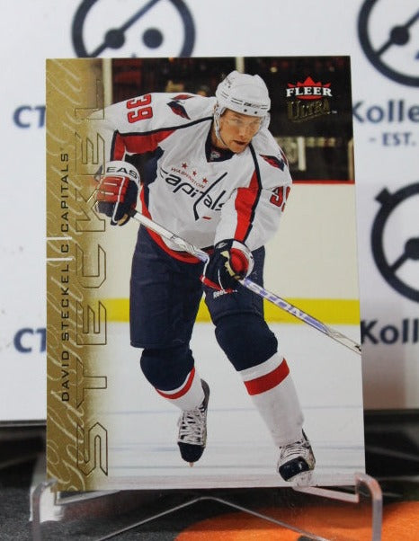 2009-10  FLEER ULTRA DAVID STECKEL # 152 WASHINGTON CAPITALS NHL HOCKEY CARD