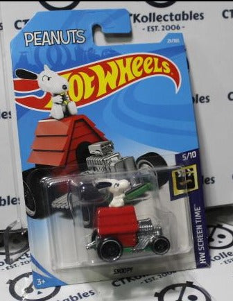 HOT WHEELS MATTEL PEANUTS 5/10 SNOOPY 25/365 HW SCREEN TIME 2017