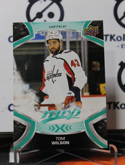 2021-22 UPPER DECK MVP TOM WILSON # 143 WASHINGTON CAPITALS HOCKEY CARD
