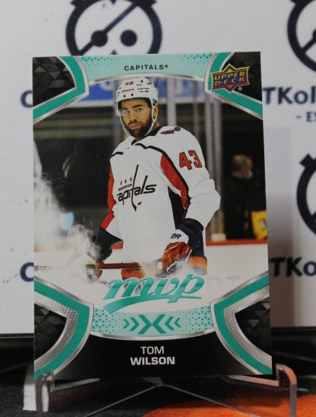 2021-22 UPPER DECK MVP TOM WILSON # 143 WASHINGTON CAPITALS HOCKEY CARD