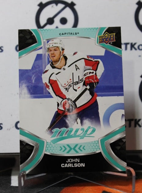 2021-22 UPPER DECK MVP JOHN CARLSON # 74 WASHINGTON CAPITALS HOCKEY CARD