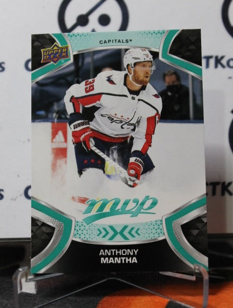 2021-22 UPPER DECK MVP ANTHONY MANTHA # 185 WASHINGTON CAPITALS HOCKEY CARD