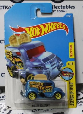 HOT WHEELS MATTEL ROLLER TOASTER 4/10 LEGENDS OF SPEED 70/365 LONG CARD 2015