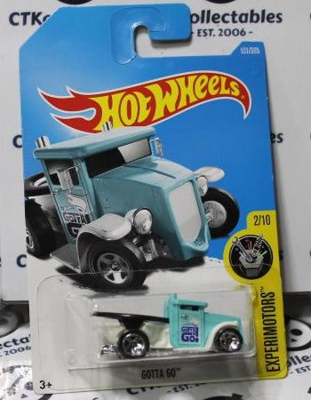 HOT WHEELS MATTEL GOT TO GO 2/10 EXPERIMOTORS 101/365 LONG CARD BLUE 2015