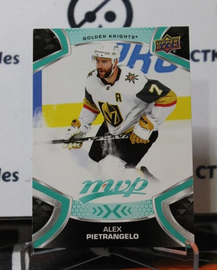 2021-22 UPPER DECK MVP ALEX PIETRANGELO # 7 NHL GOLDEN KNIGHTS HOCKEY CARD