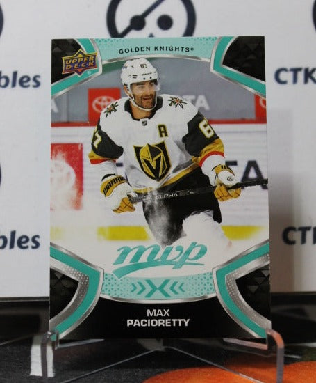 2021-22 UPPER DECK MVP MAX PACIORETTY # 67 NHL GOLDEN KNIGHTS HOCKEY CARD