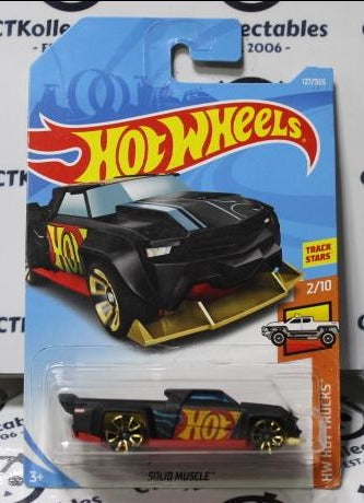 HOT WHEELS MATTEL SOLID MUSCLE 2/10 HW HOT TRUCKS 127/365 LONG CARD 2017