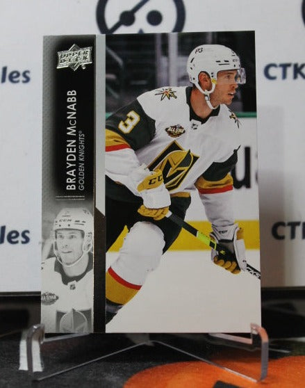 2021-22 UPPER DECK BRAYDEN McNABB # 434 NHL GOLDEN KNIGHTS HOCKEY CARD