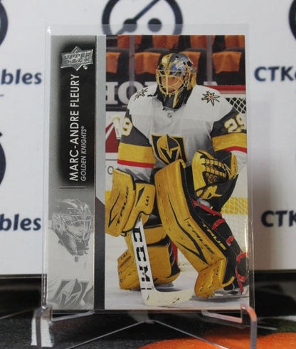 2021-22 UPPER DECK MARC-ANDRE FLEURY # 180 GOALTENDER  NHL GOLDEN KNIGHTS HOCKEY CARD