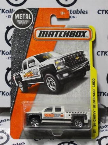 MATCHBOX '14 SILVERADO 1500 LONG CARD 59/125 2016