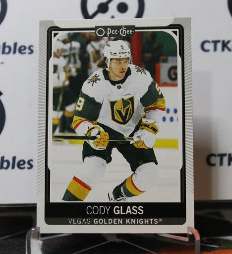 2021-22 O-PEE-CHEE CODY GLASS # 83  NHL GOLDEN KNIGHTS HOCKEY CARD