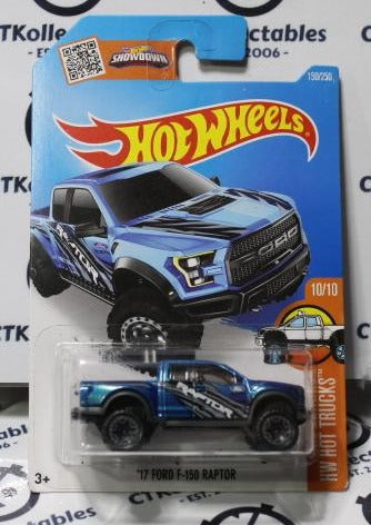 HOT WHEELS 17 FORD F-150 RAPTOR 2017 FACTORY SEALED 10/10 HW HOT TRUCKS 150/250