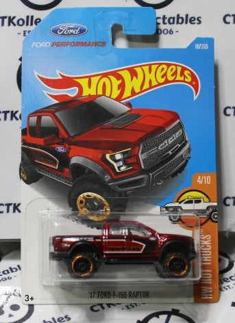 HOT WHEELS '17 FORD F-150 RAPTOR 2017 FACTORY SEALED 4/10 HW HOT TRUCKS 10/365