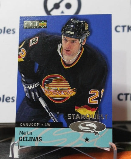 1997-98 UPPER DECK MARTIN GELINAS # SQ8 STARQUEST VANCOUVER CANUCKS NHL HOCKEY TRADING CARD