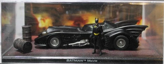 BATMAN MOVIE Automobilia Collection BATMOBILE EAGLEMOSS 1:43 Scale MODEL DISPLAY