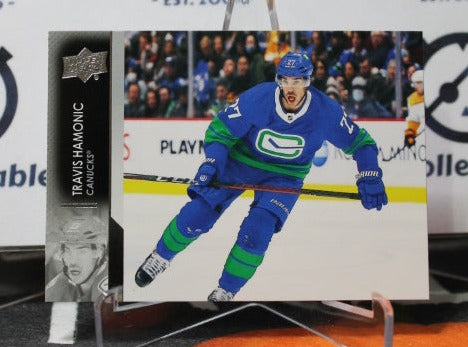 2021-22 UPPER DECK TRAVIS HAMONIC # 424 VANCOUVER CANUCKS NHL HOCKEY TRADING CARD