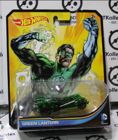 GREEN LANTERN MATTEL HOT WHEELS 1:64 DIE CAST  DC COMICS WARNER BROS. 2013