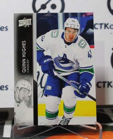 2021-22 UPPER DECK QUINN HUGHES # 425 VANCOUVER CANUCKS NHL HOCKEY TRADING CARD