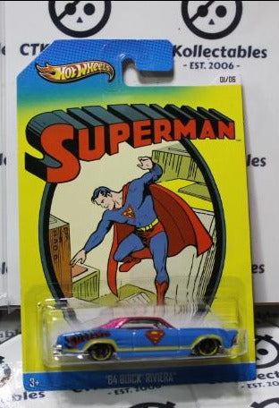 SUPERMAN '64 BUICK RIVIERA MATTEL HOT WHEELS  01/06  DC COMICS WARNER BROS. 2012