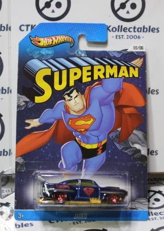 SUPERMAN JADED MATTEL HOT WHEELS  06/06  DC COMICS WARNER BROS. 2012