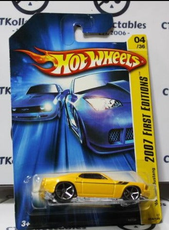 HOT WHEELS MATTEL 2007 FIRST EDITIONS 03/36 FORD MUSTANG 004/156 LONG CARD 2006