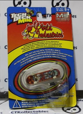 TECH DECK MINI WORLD INDUSTRIES SKATEBOARDS 9702B  M2 MINI SERIES 2  RED  XCONCEPTS 2000