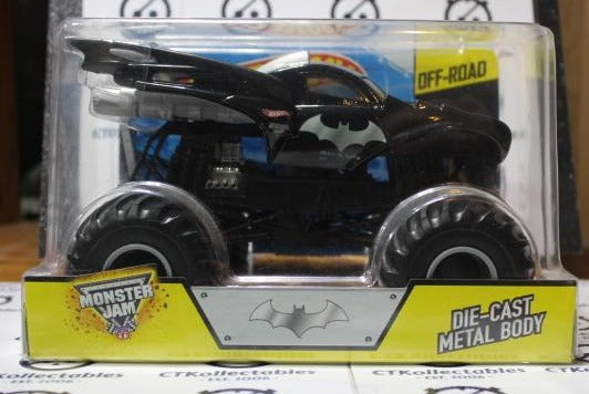 MONSTER JAM BATMAN OFF-ROAD MATTEL HOT WHEELS 1:24 SCALE DIE CAST METAL BODY  DC COMICS 2014