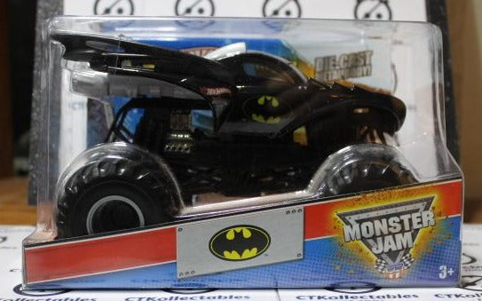 MONSTER JAM BATMAN OFF-ROAD MATTEL HOT WHEELS 1:24 SCALE DIE CAST METAL BODY  DC COMICS 2012