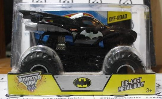 MONSTER JAM BATMAN OFF-ROAD MATTEL HOT WHEELS 1:24 SCALE DIE CAST METAL BODY  DC COMICS 2013