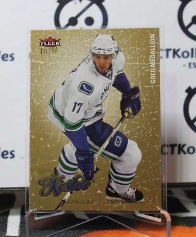 2008-09  FLEER ULTRA  RYAN KESLER # 197  VANCOUVER CANUCKS NHL HOCKEY TRADING CARD