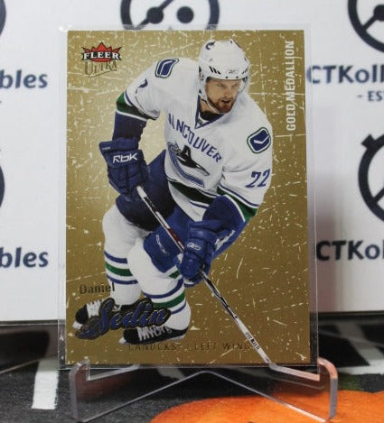 2008-09  FLEER ULTRA  DANIEL SEDIN # 195  VANCOUVER CANUCKS NHL HOCKEY TRADING CARD