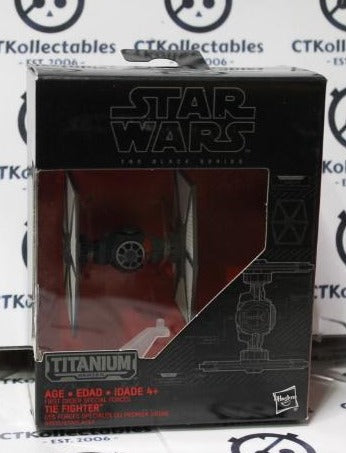 STAR WARS THE BLACK SERIES TITANIUM TIE FIGHTER #04 DISNEY HASBRO 2015