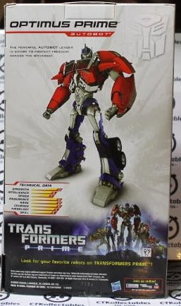 OPTIMUS PRIME AUTOBOT ACTION FIGURE 12” TRANS FORMERS PRIME MARVEL COMICS HASBRO 2012