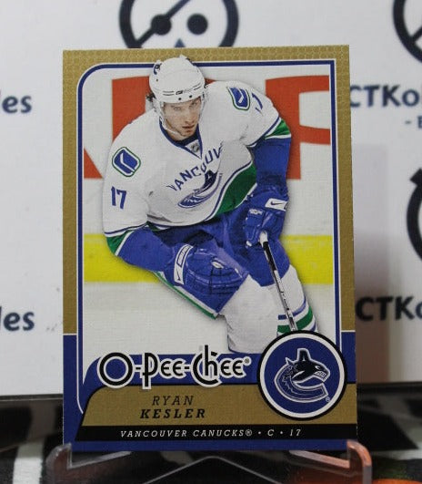 2008-09  O-PEE-CHEE RYAN KESLER # 259  VANCOUVER CANUCKS NHL HOCKEY TRADING CARD