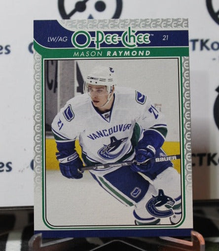 2009-10  O-PEE-CHEE MASON RAYMOND # 439  VANCOUVER CANUCKS NHL HOCKEY TRADING CARD