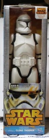 STAR WARS CLONE TROOPER 12" ACTION FIGURE EPISODE II ATTACK OF THE CLONES HASBRO DISNEY 2014