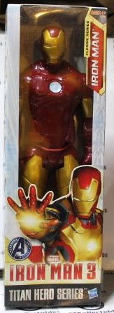 IRON MAN 3 ACTION FIGURE 12” TITAN HERO SERIES MARVEL COMICS HASBRO 2012