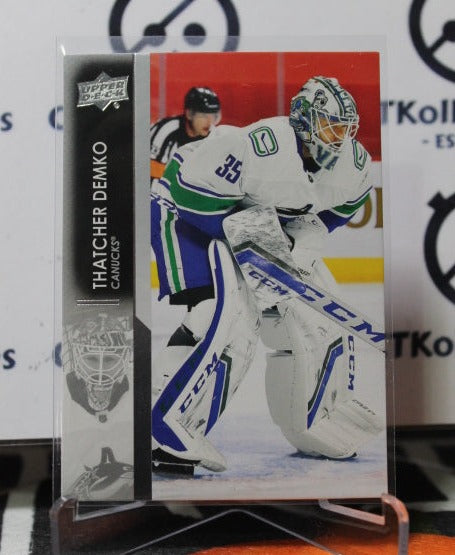 2021-22  UPPER DECK  THATCHER DEMKO # 173  VANCOUVER CANUCKS NHL HOCKEY TRADING CARD