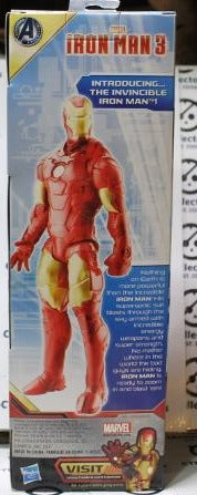 IRON MAN 3 ACTION FIGURE 12” TITAN HERO SERIES MARVEL COMICS HASBRO 2012