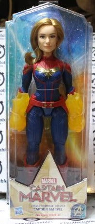 CAPTAIN MARVEL 12” ACTION FIGURE COSMIC MARVEL COMICS HASBRO 2018