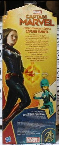 CAPTAIN MARVEL 12” ACTION FIGURE COSMIC MARVEL COMICS HASBRO 2018