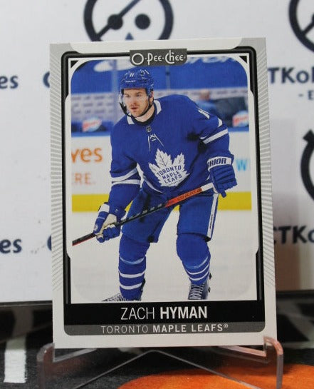 2021-22 O-PEE-CHEE ZACH HYMAN # 249 TORONTO MAPLE LEAFS HOCKEY CARD