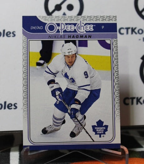 2009-10 O-PEE-CHEE NIKLAS HAGMAN # 262 TORONTO MAPLE LEAFS HOCKEY CARD