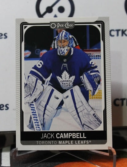 2021-22 O-PEE-CHEE JACK CAMPBELL # 284 TORONTO MAPLE LEAFS HOCKEY CARD