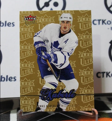 2007-08  FLEER ULTRA TOMAS KABERLE # 18 TORONTO MAPLE LEAFS HOCKEY CARD