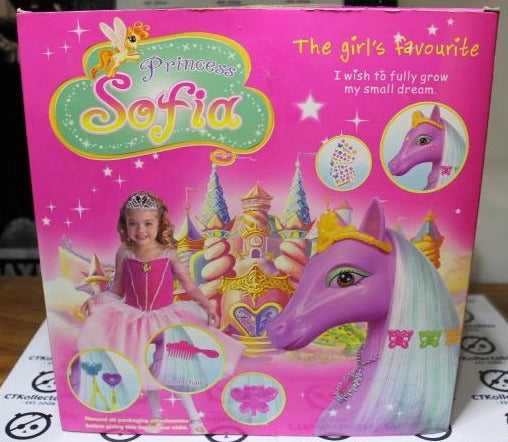 PRINCESS SOFIA TOY HORSE HEAD THE GIRL'S FAVORITE