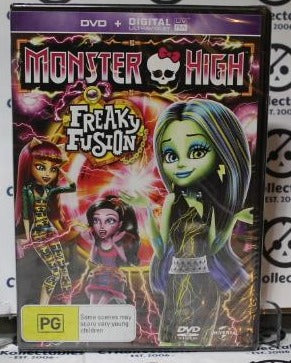 MONSTER HIGH COLLECTABLE DVD FREAKY FUSION (PG)  SEALED UNOPENED 2014