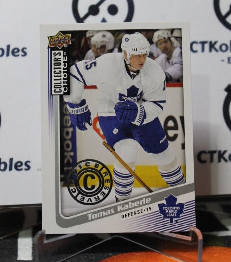 2009-10 UPPER DECK TOMAS KABERLE # 42 CHOICE TORONTO MAPLE LEAFS HOCKEY CARD